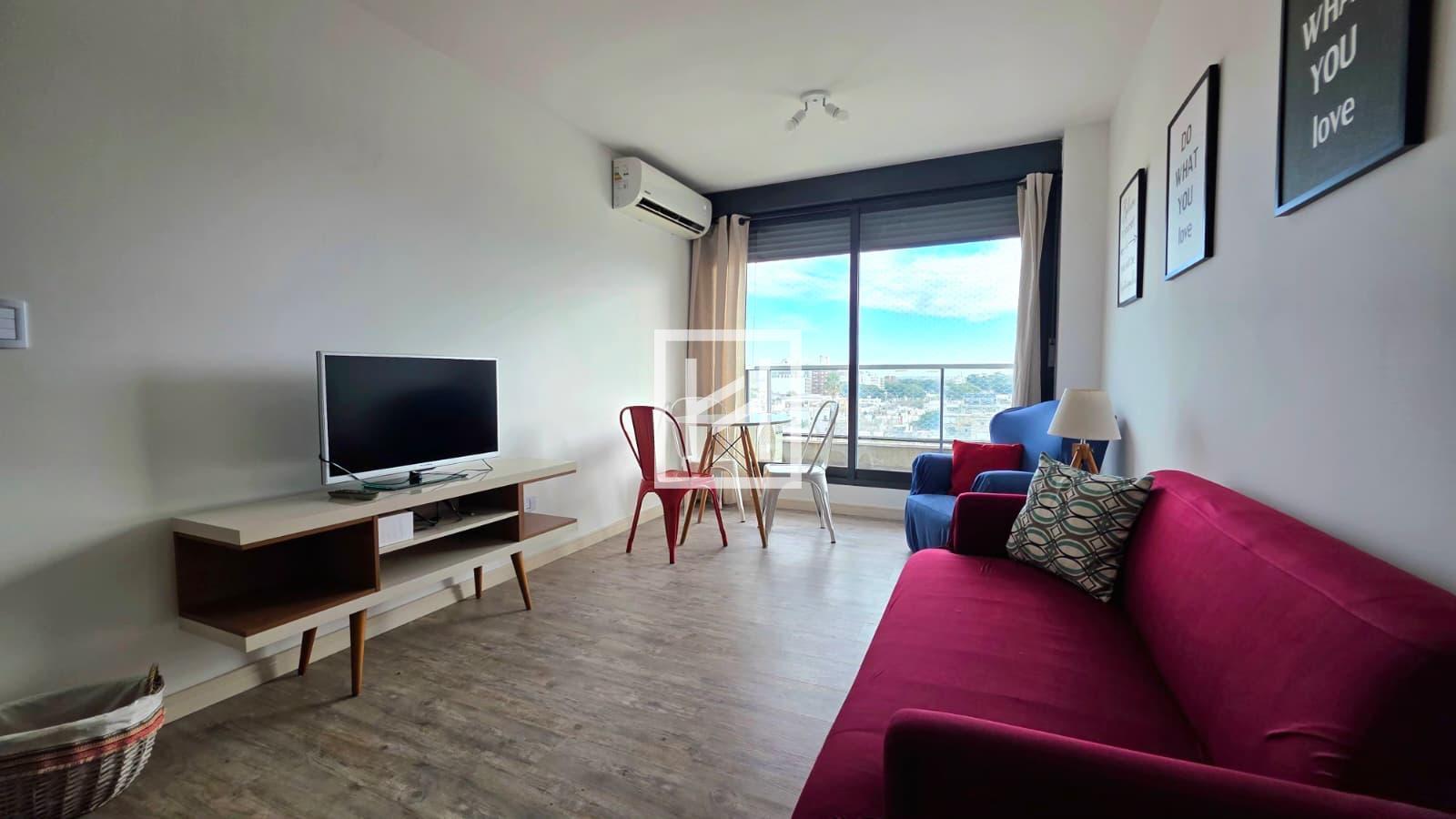 Gala Point (704)- Alquiler Apartamento 1 Dormitorio Amoblado con Garaje en La Blanqueada | Piso Alto · Foto 1