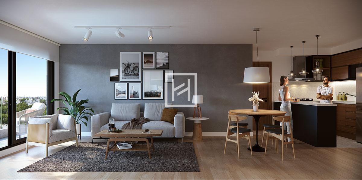Deco Maggiolo (106) -  Alquiler Apartamento 1 Dormitorio en Parque Rodó - ¡A Estrenar!