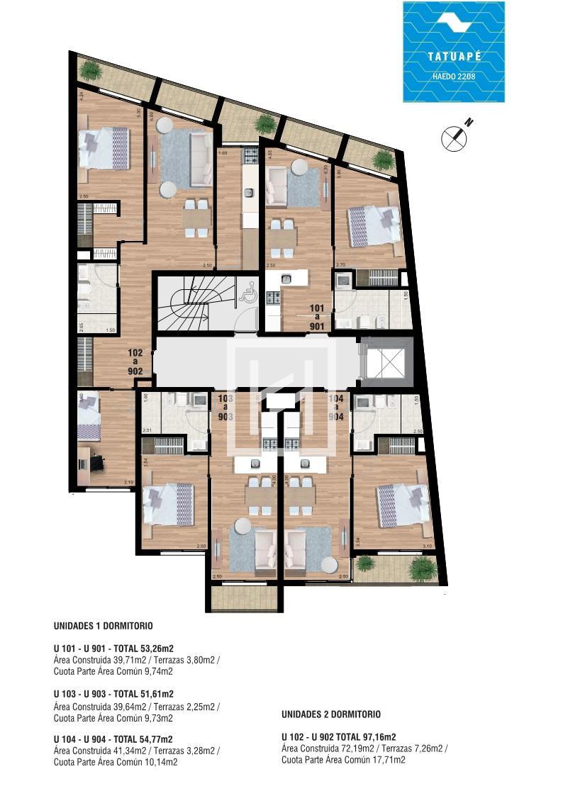 Mooca Tatuapé (604)- Alquiler Apartamento 1 Dormitorio Amoblado en Tres Cruces | ¡A Estrenar! · Foto 3