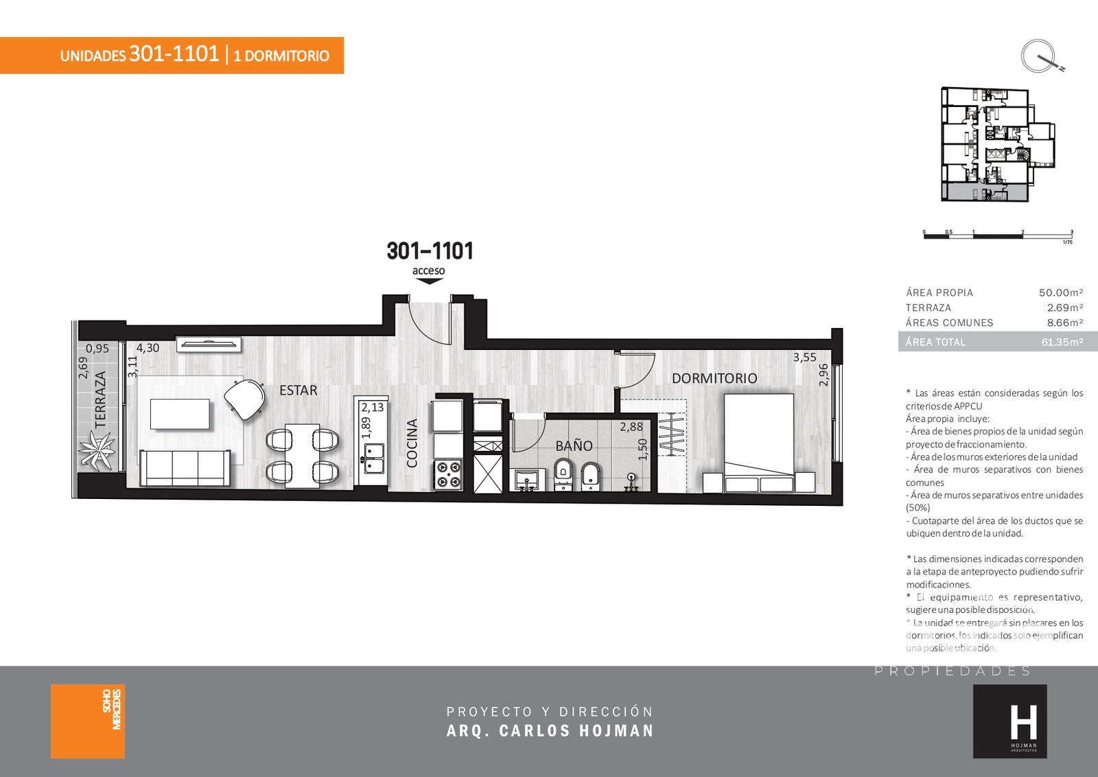 Alquiler apartamento 1 dormitorio piso alto a estrenar · Foto 11