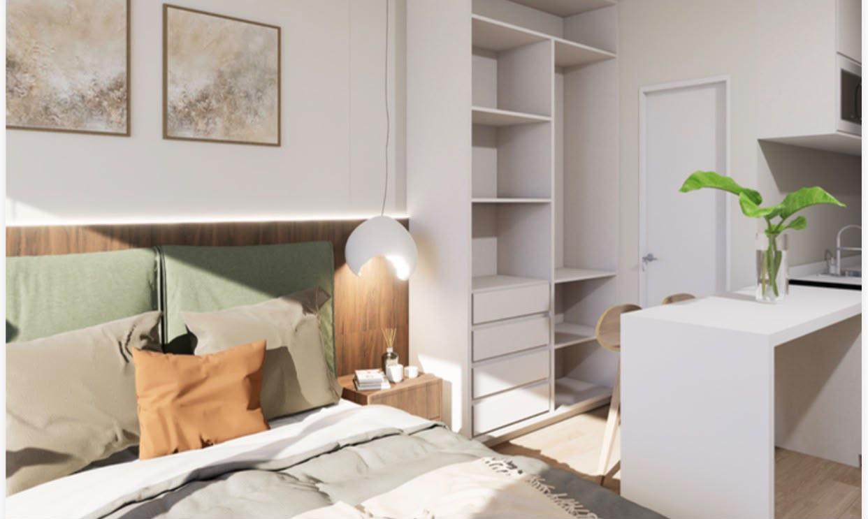 Departamento monoambiente en venta en Villa Morra Asuncion en el edificio R Andrade — foto 3
