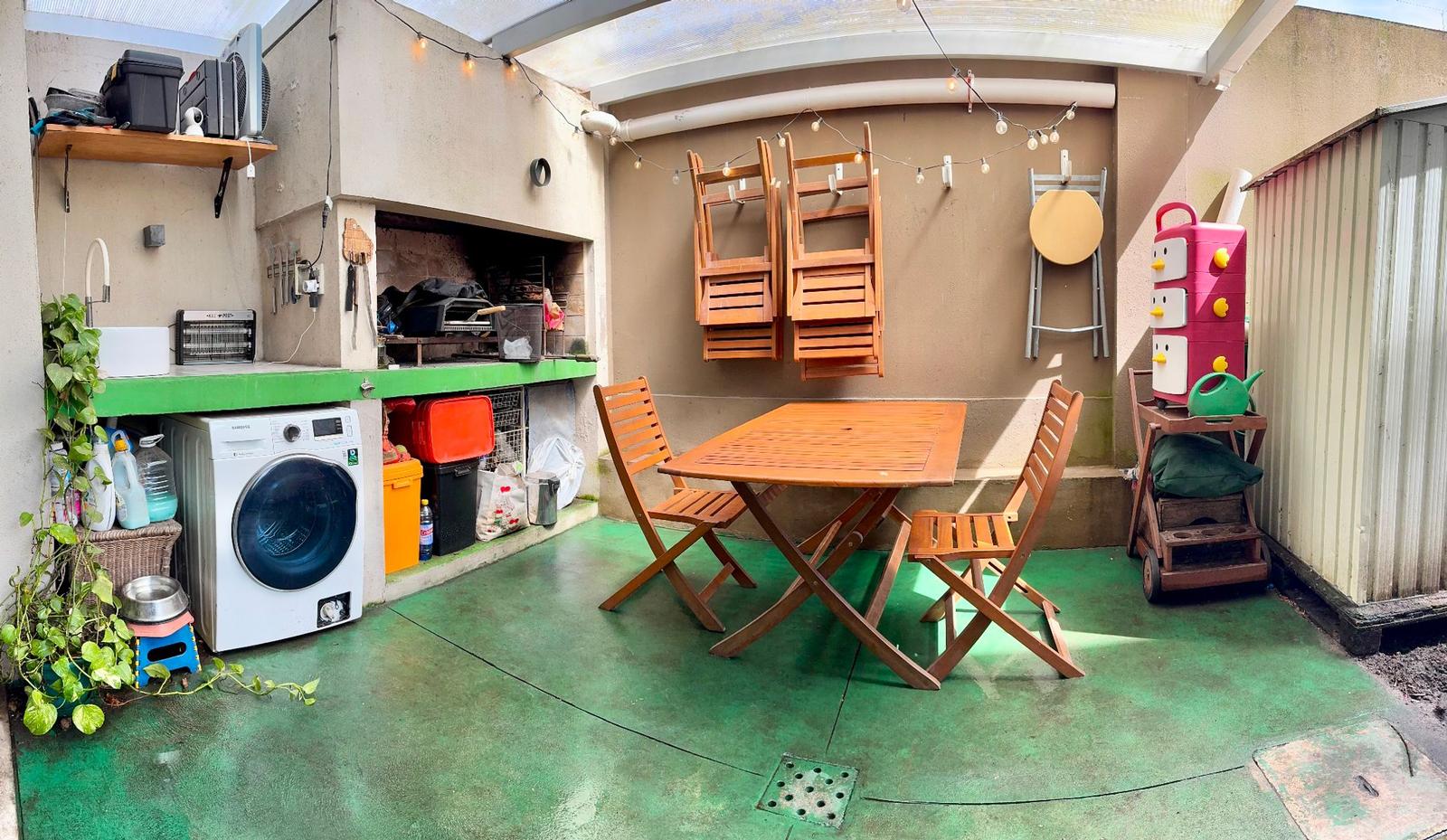 Apartamento en venta 2 dormitorios cochera patio zonas verdes atahualpa casi prado