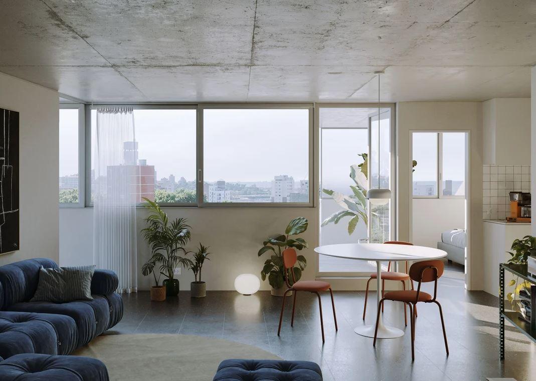 Venta de Apartamento de 3 dormitorios con terraza en Palermo