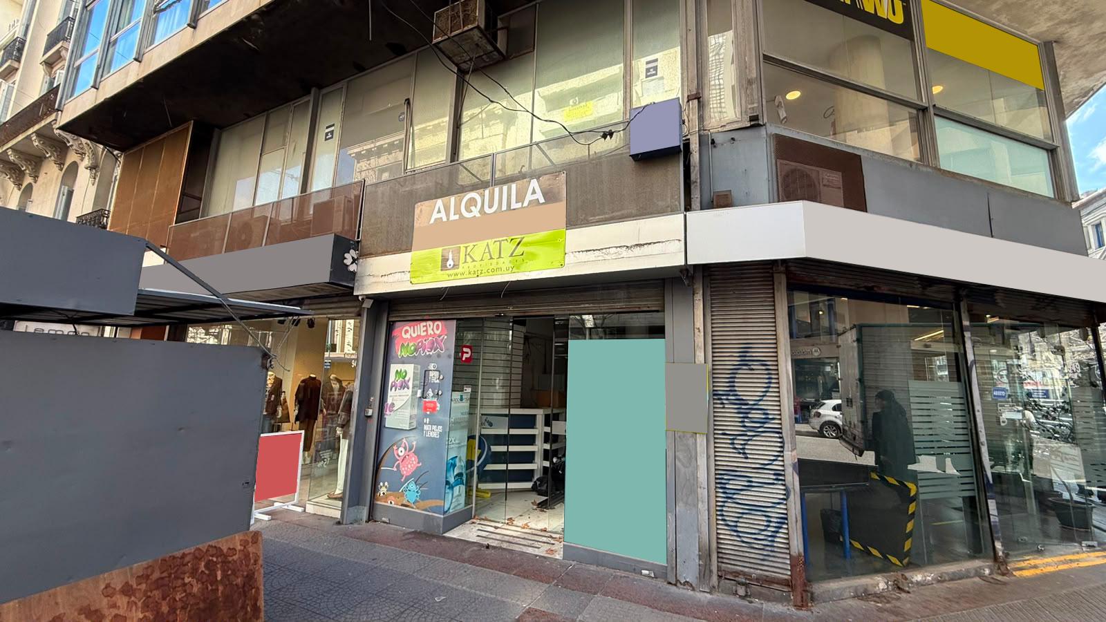 18 de julio y Rio Branco, 105 m2, 4 mts de frente, excelente estado !!