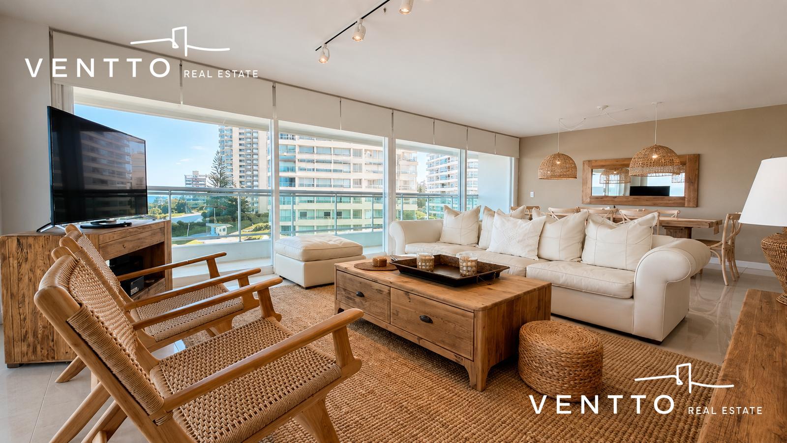 Exclusivo Apartamento Esquinero de 3 Dormitorios en Suite Frente al Mar · Foto 4