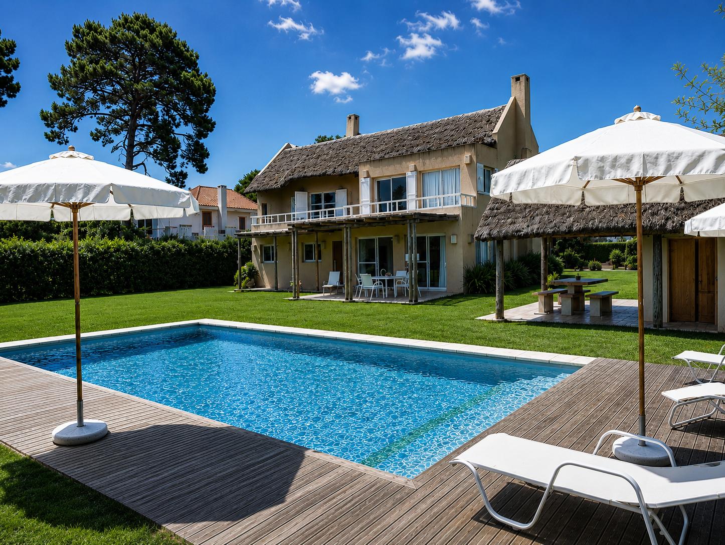Casa de 5 suites con piscina y parrillero en San Rafael, Punta del Este