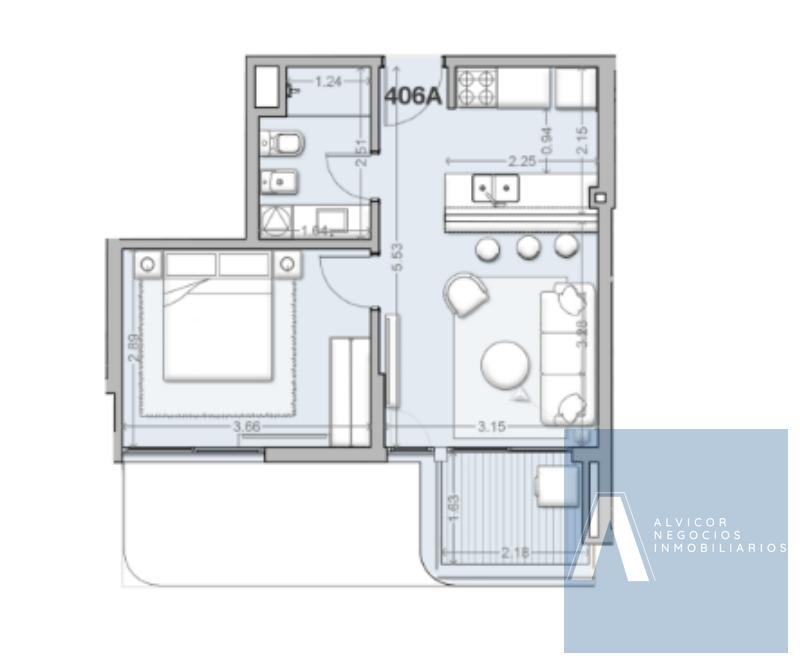 Apartamento de 1 Dormitorio en Alquiler, Barra de Carrasco AP9863515 · Foto 2