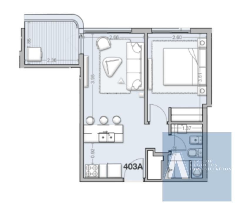 Apartamento de 1 Dormitorio en Alquiler, Barra de Carrasco AP9863606 · Foto 2