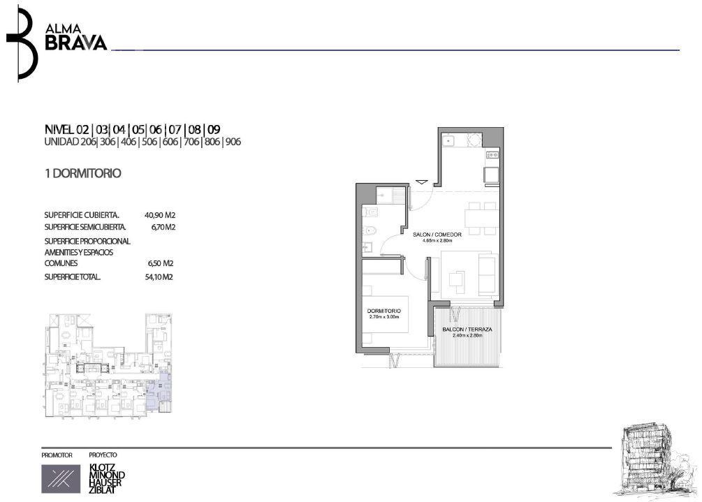 Alquiler apartamento un dormitorio con garaje opcional en Centro - 306 · Foto 6