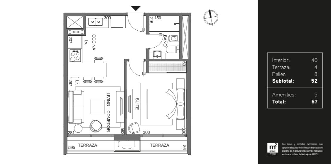 Alquiler apartamento 1 Dormitorio y garage. Piso alto. Edificio JOY Montevideo. · Foto 11