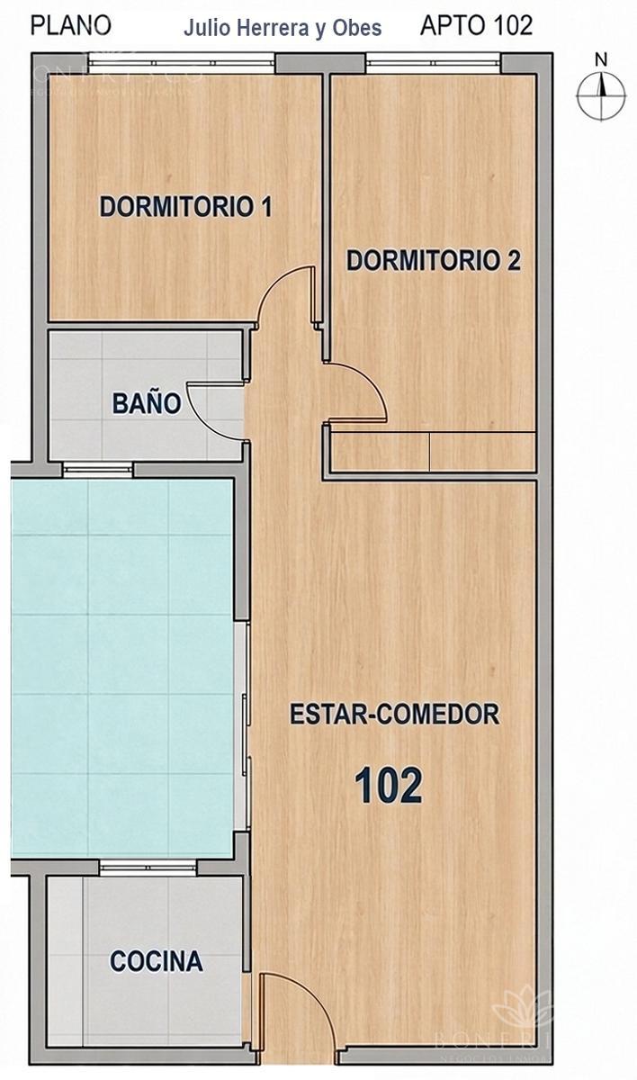 Apartamento 2 dormitorios en Palermo · Foto 12