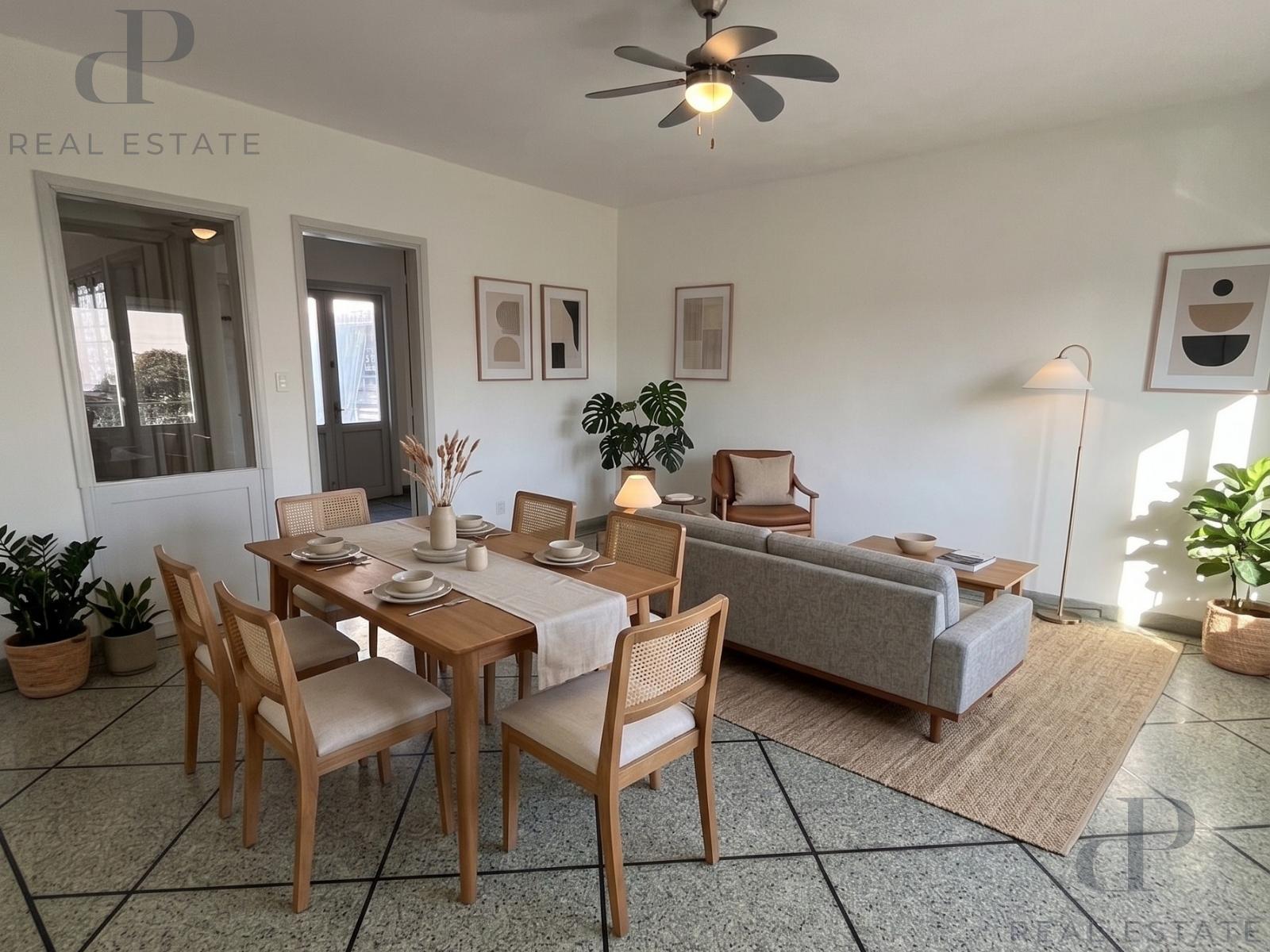 Apartamento tipo casa sin gastos comunes en Parque Batlle 2 dormitorios con parrillero exclusivo
