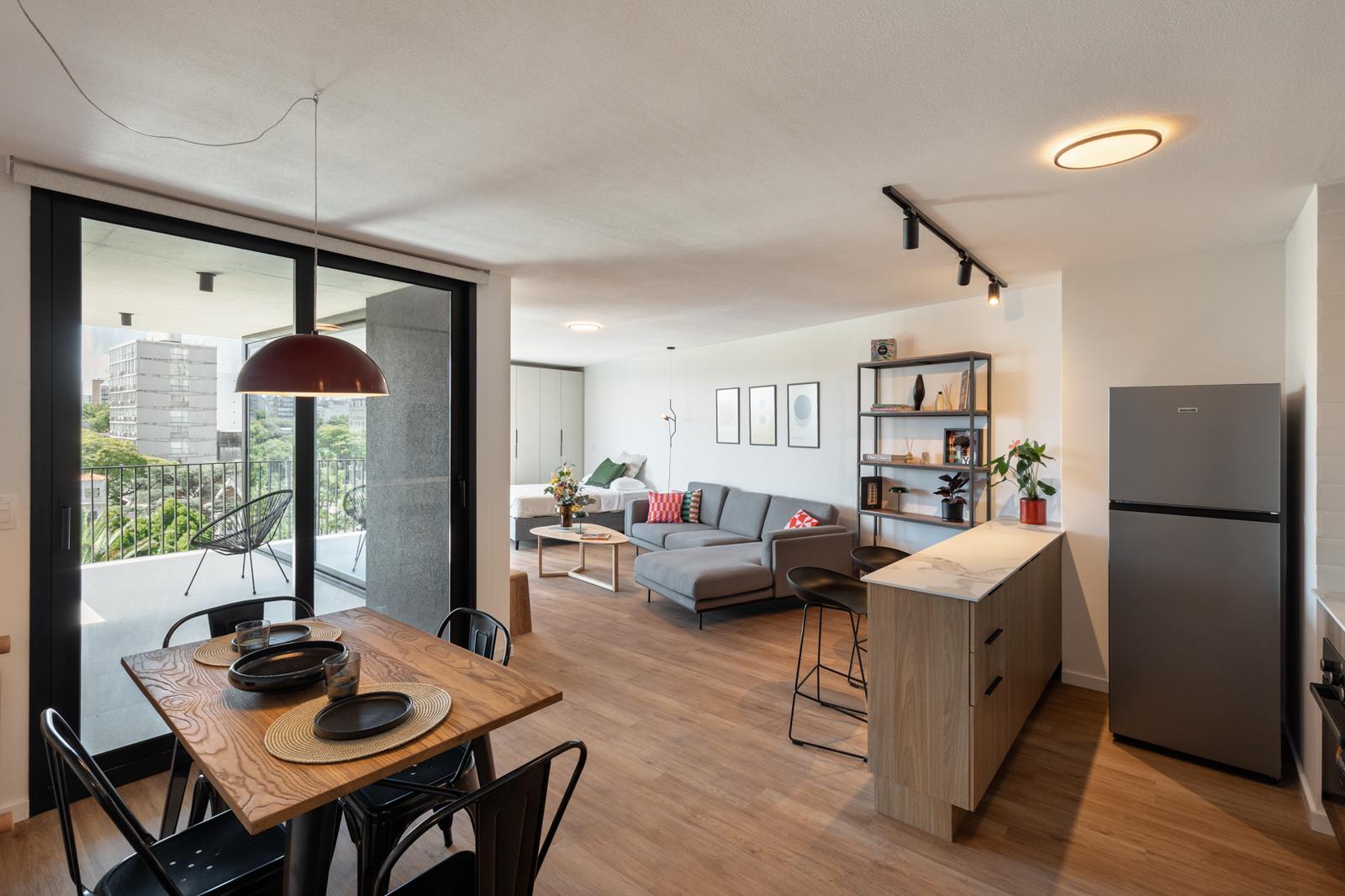 Alquiler de loft con muebles y parrillero en Pocitos · Foto 2