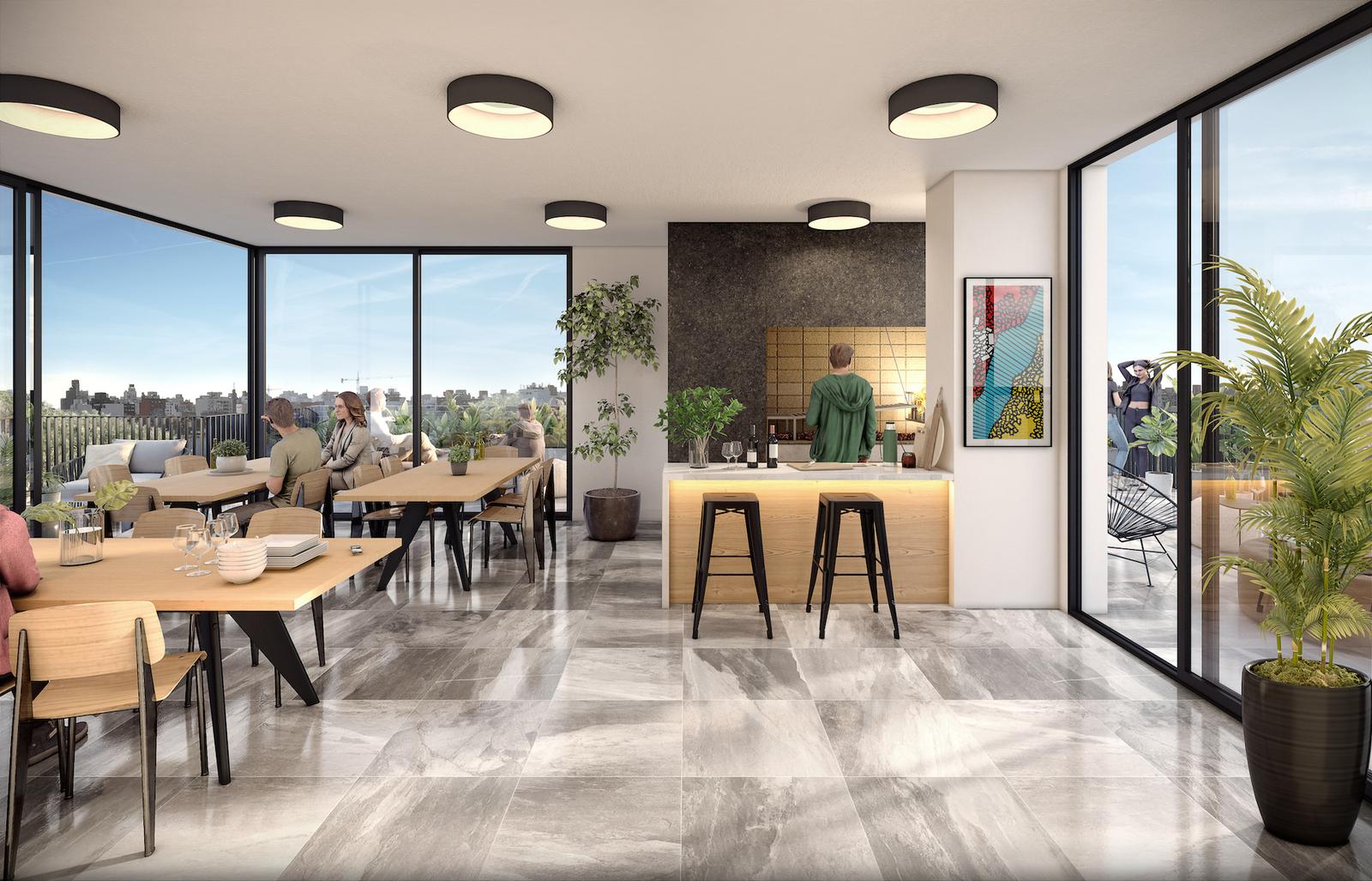 Alquiler de loft con muebles y parrillero en Pocitos · Foto 10