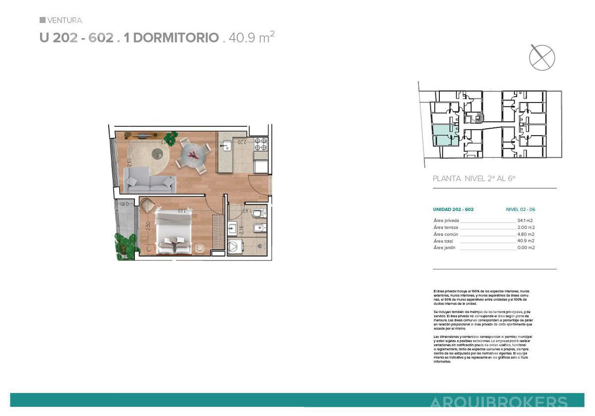 Apartamento de 1 dormitorio en alquiler en La Blanqueada · Foto 4