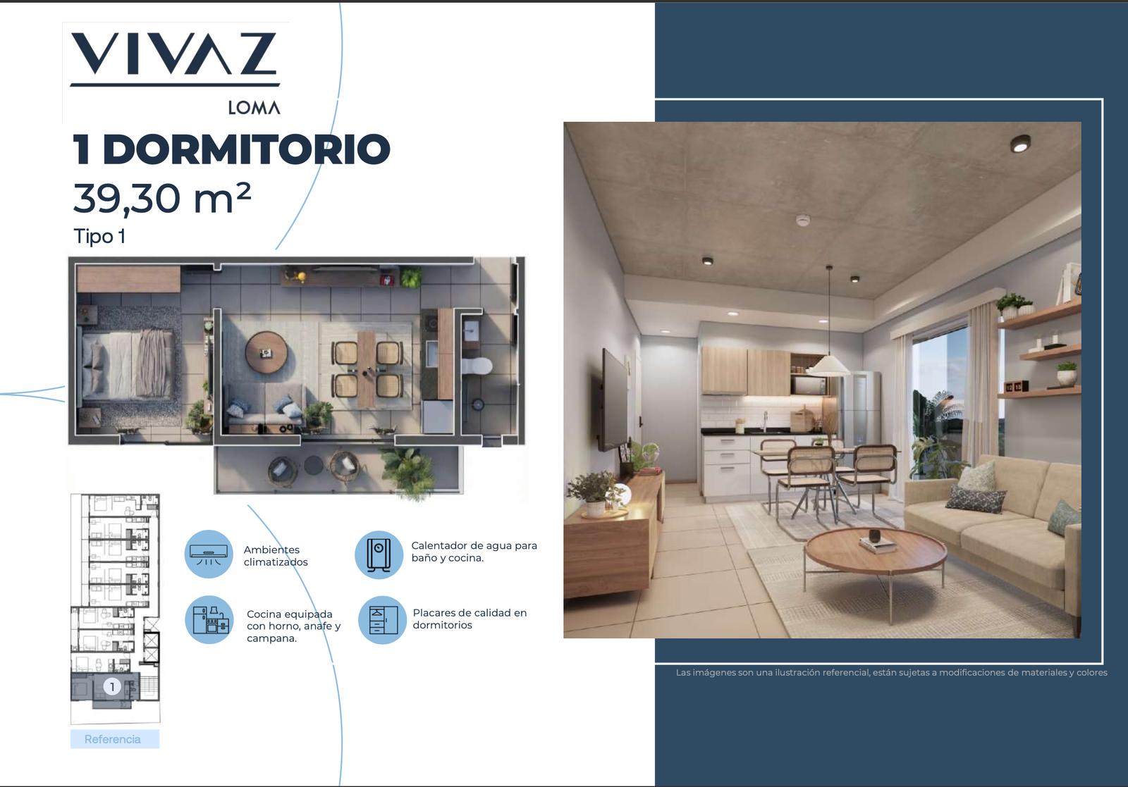Departamento en venta en Loma Pytá