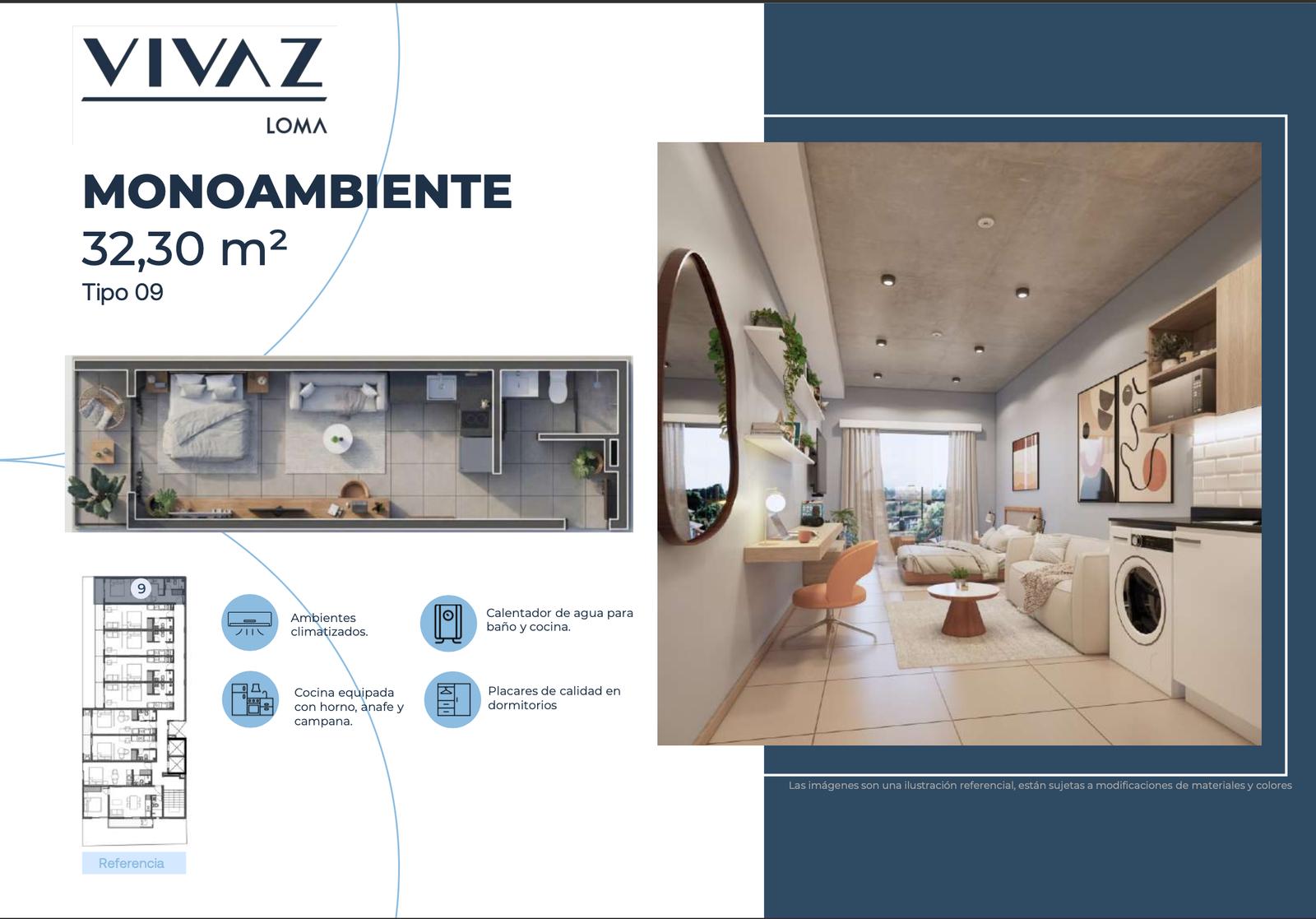 Monoambiente en venta en Loma Pytá