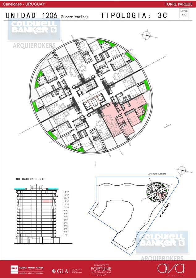 Apartamento de tres dormitorios en alquiler en Parque Roosevelt - 1206 · Foto 6