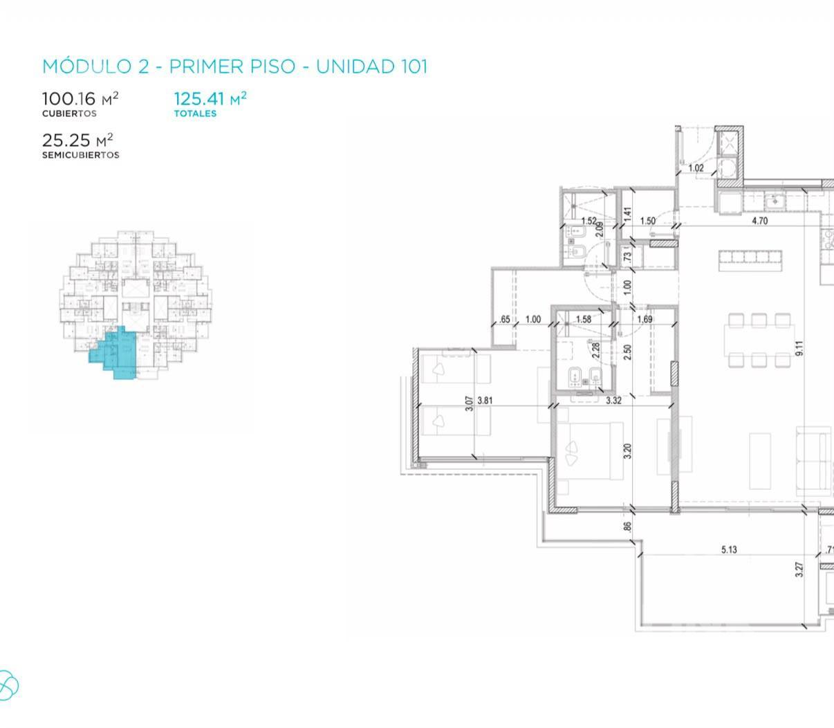 Apartamento en venta en Manantiales